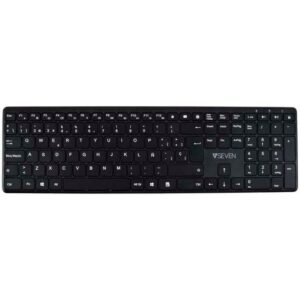 Teclado V7 Bluetooth KW550ESBT en español (ñ) (NUEVO)