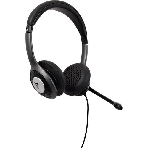 Auriculares estéreo con cable V7 Deluxe HU530C Cancelación de ruido USB Tipo C - Imagen 6