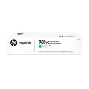 Cartucho Tinta Original HP PageWide 981YC cian 16.000 páginas