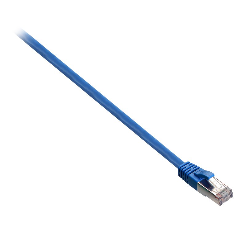 Cable V7 Cat6 blindado (STP) azul conectores RJ45 macho a RJ45 macho 5 m