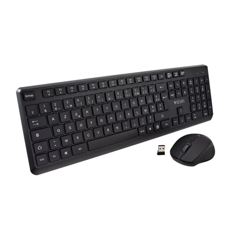 Combinación V7 CKW350FR teclado y ratón inalámbrico en francés