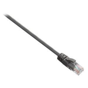 Cable V7 gris Cat6 no blindado (UTP) con conector RJ45 macho a RJ45 macho 5m