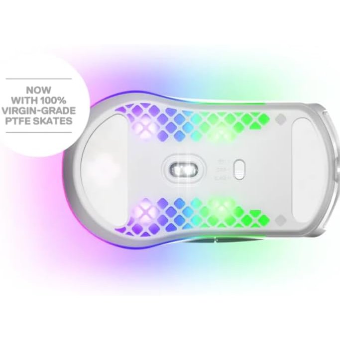 Ratón SteelSeries Aerox 3 Wireless 2022 Blanco - Imagen 4