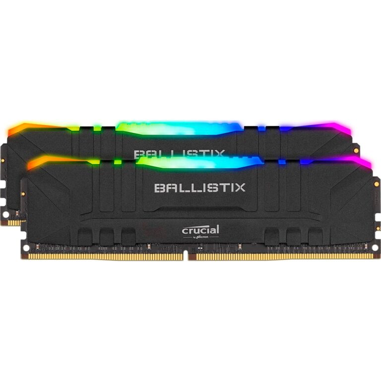 Memoria Crucial Ballistix Black RGB DDR4 3600Mhz 16GB 2x8GB CL16 Negra
