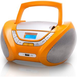 Reproductor Lauson CP447 Radio CD/MP3 3W naranja Usado