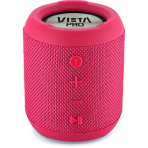 Altavoz inalámbrico Vieta Handy rosa 7W USB Bluetooth MP3 llamadas radio Usado
