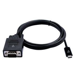 Cable adaptador V7 V7UCVGA-2M USB-C a VGA de 2 m