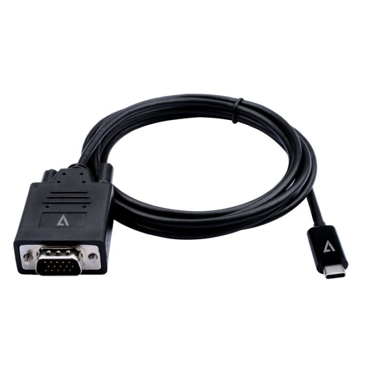Cable adaptador V7 V7UCVGA-2M USB-C a VGA de 2 m