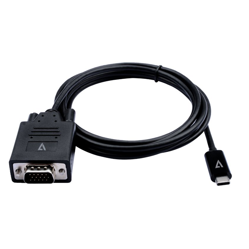Cable adaptador V7 V7UCVGA-2M USB-C a VGA de 2 m