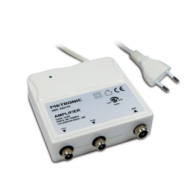 Amplificador interior FM/VHF/UHF control de ganancia de 30 dB filtro 4G Usado *