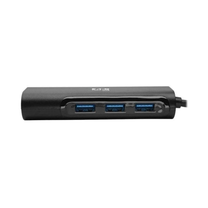 Adaptador USB-C Tripp Lite U460-003-3A1GB Hub 3xUSB 3.1 Gen1 Ethernet Gigabit - Imagen 2