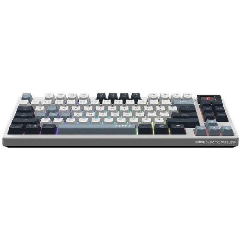 Teclado MSI FORGE GK600 TKL mecánico inalámbrico RGB con pantalla - Imagen 3