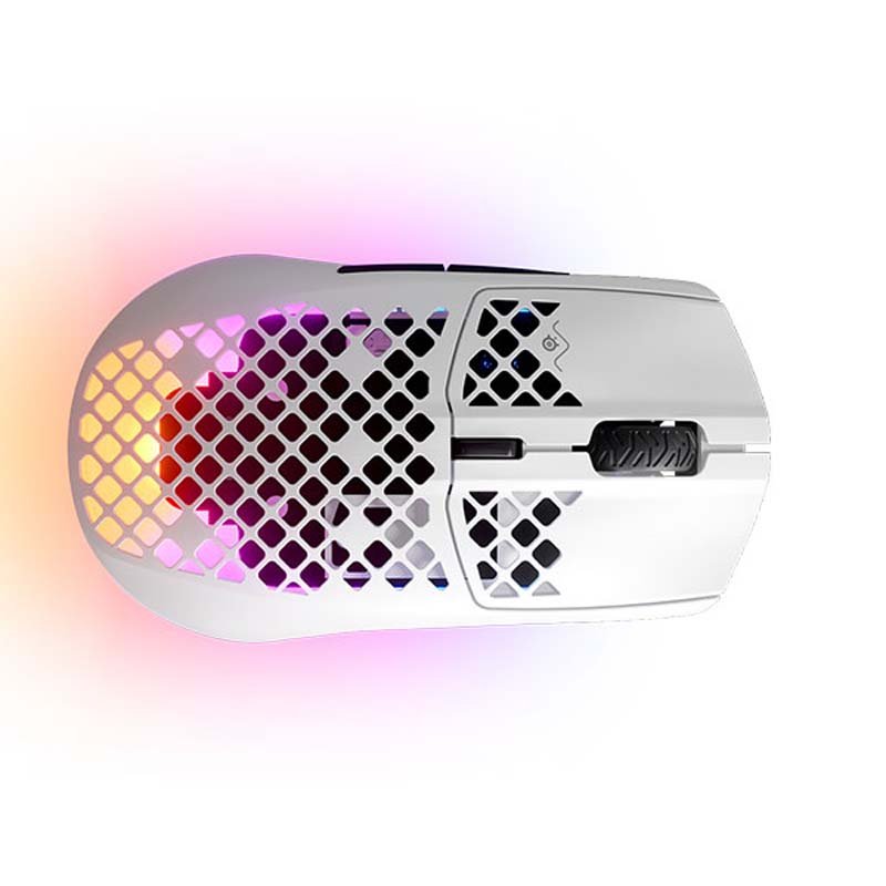 Raton Steelseries Aerox 3 Wireless Blanco Usado **No funciona en modo Wireless** - Imagen 2