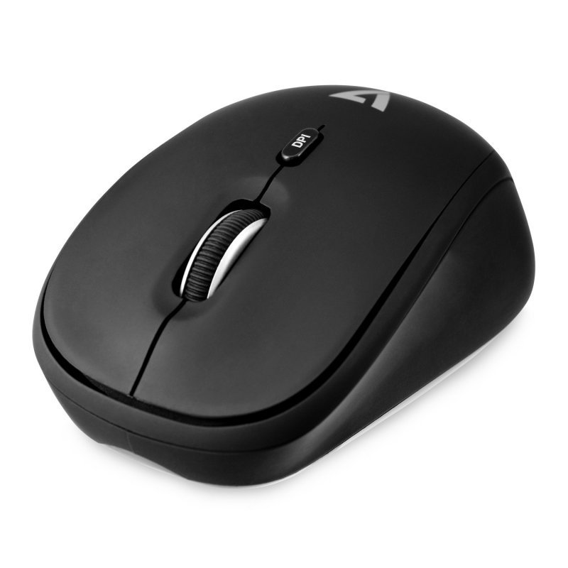 Ratón V7 óptico inalámbrico MW100-1E Negro - Imagen 3