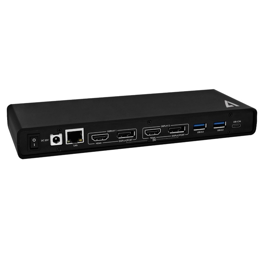Docking Station V7 UCDDS2 USB-C DisplayLink dual 4K - Imagen 2