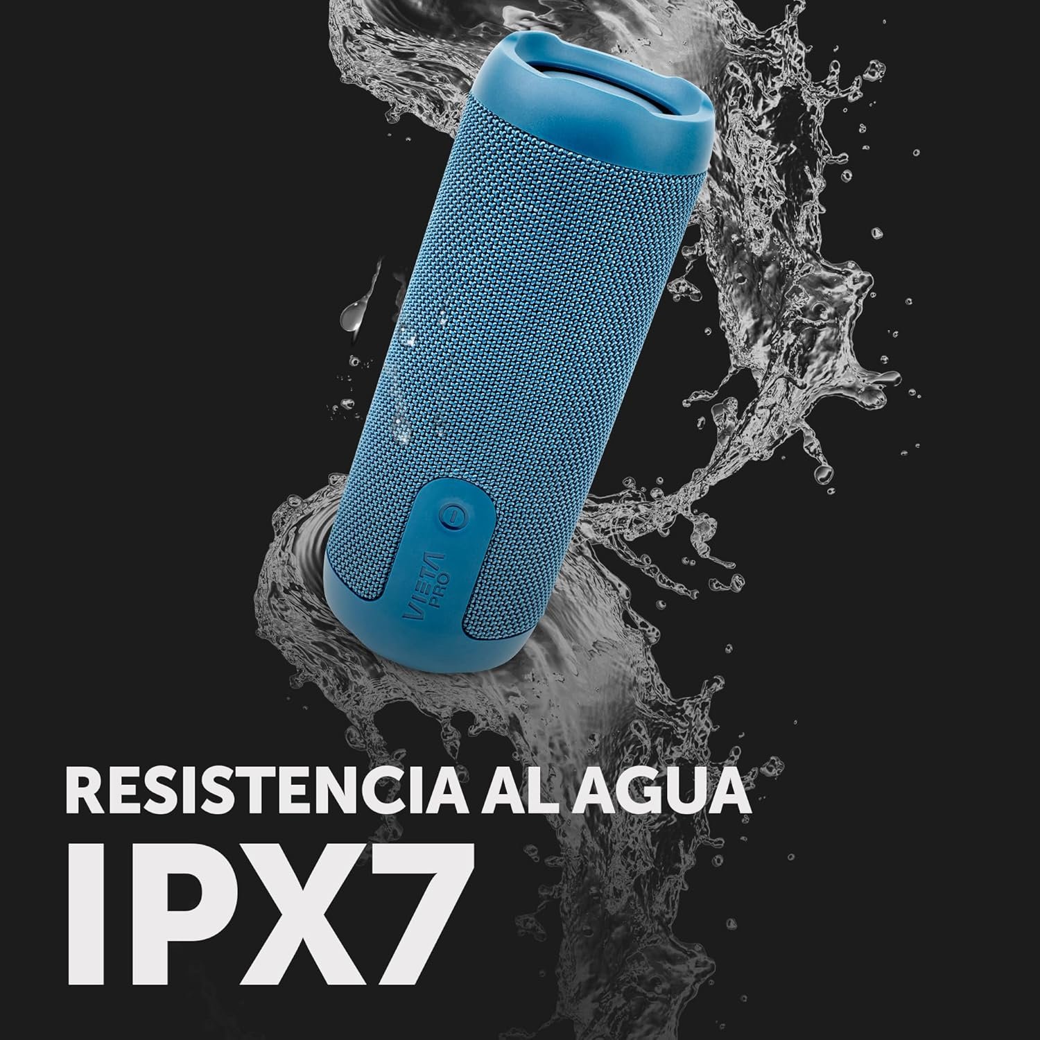 Altavoz inalámbrico Vieta Pro Star 40 W Bluetooth 5.3 IPX 7 Radio FM Azul Usado - Imagen 4