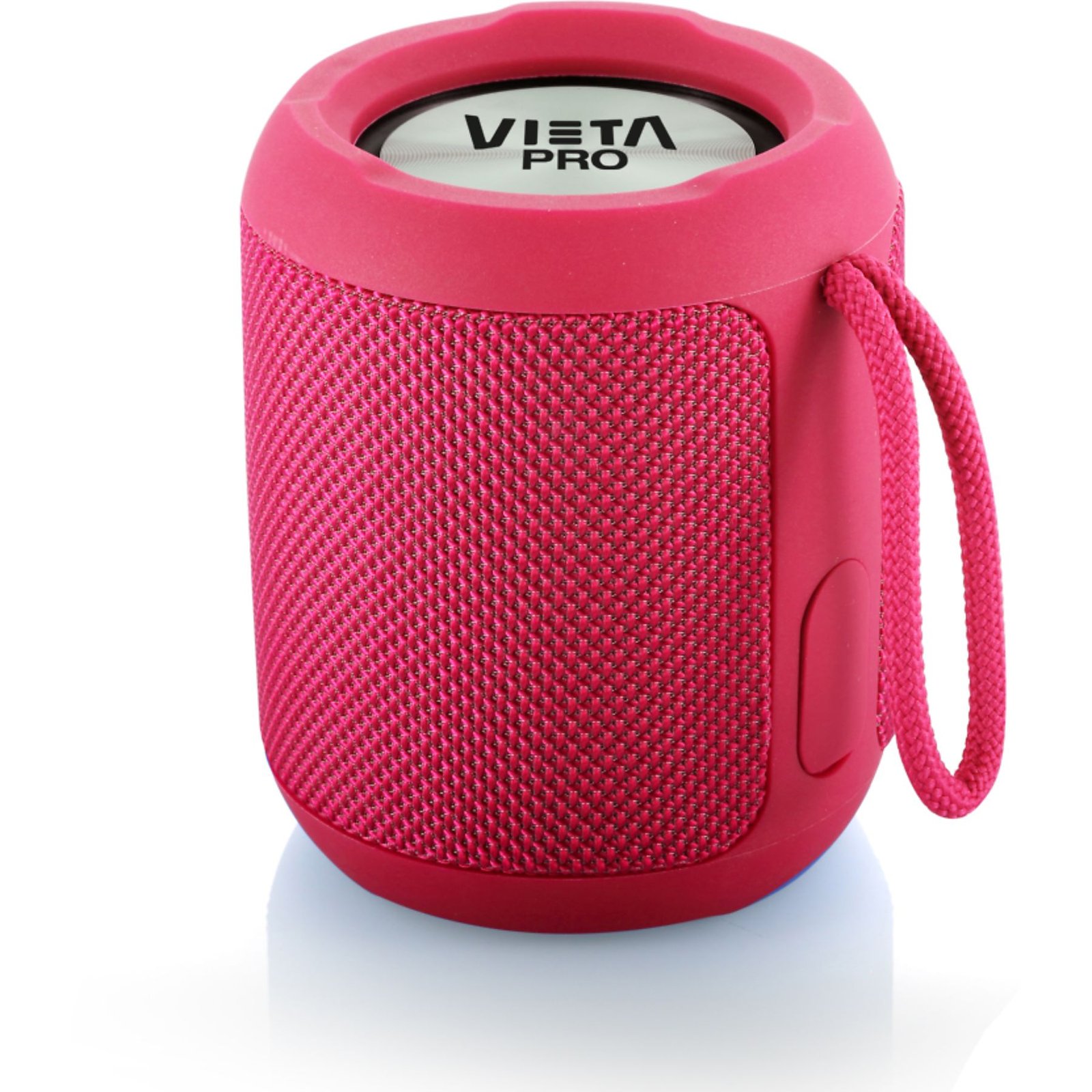Altavoz inalámbrico Vieta Handy rosa 7W USB Bluetooth MP3 llamadas radio Usado - Imagen 2