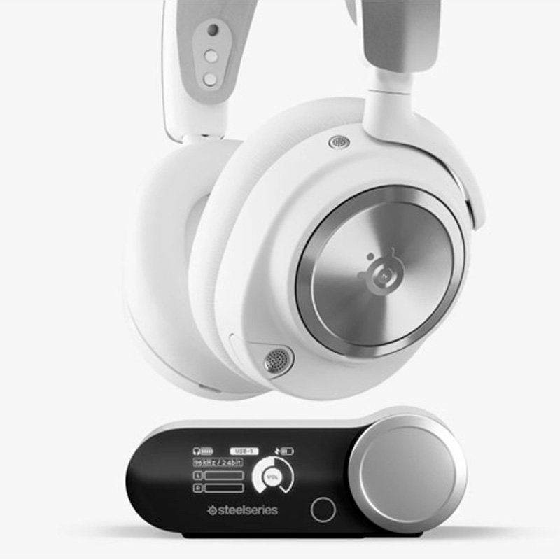 Auriculares Steelseries Arctis Nova Pro Wireless PC/PS5/Switch Blancos - Imagen 3