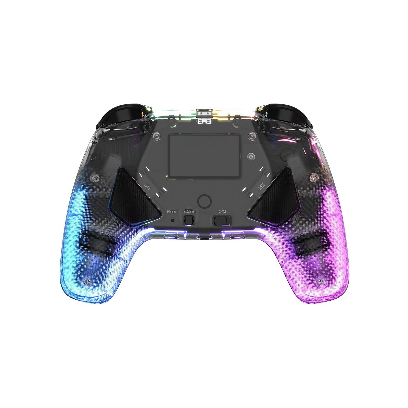 Mando inalámbrico Dragonshock Orion Glow Transparente Multiplataformas Usado - Imagen 2