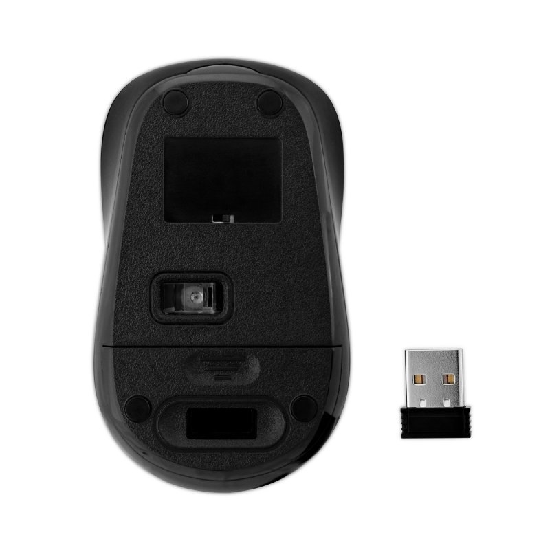 Ratón V7 óptico inalámbrico MW100-1E Negro - Imagen 5