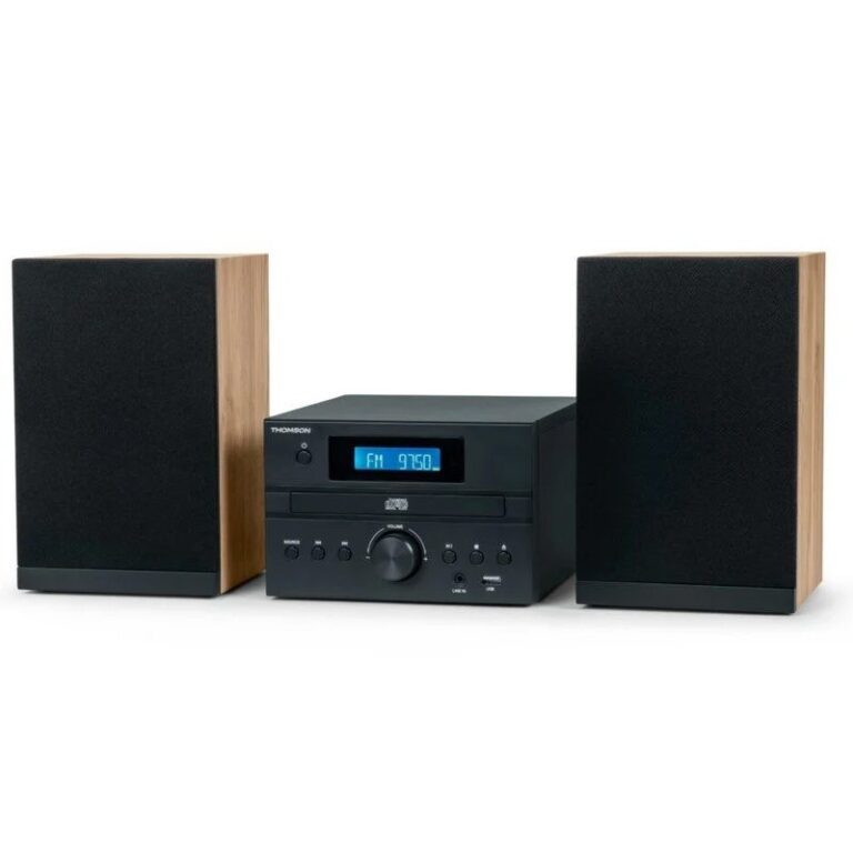 Minicadena Thomson MIC123BT Bluetooth 50W con Radio CD/MP3/USB Negra *Sin mando*