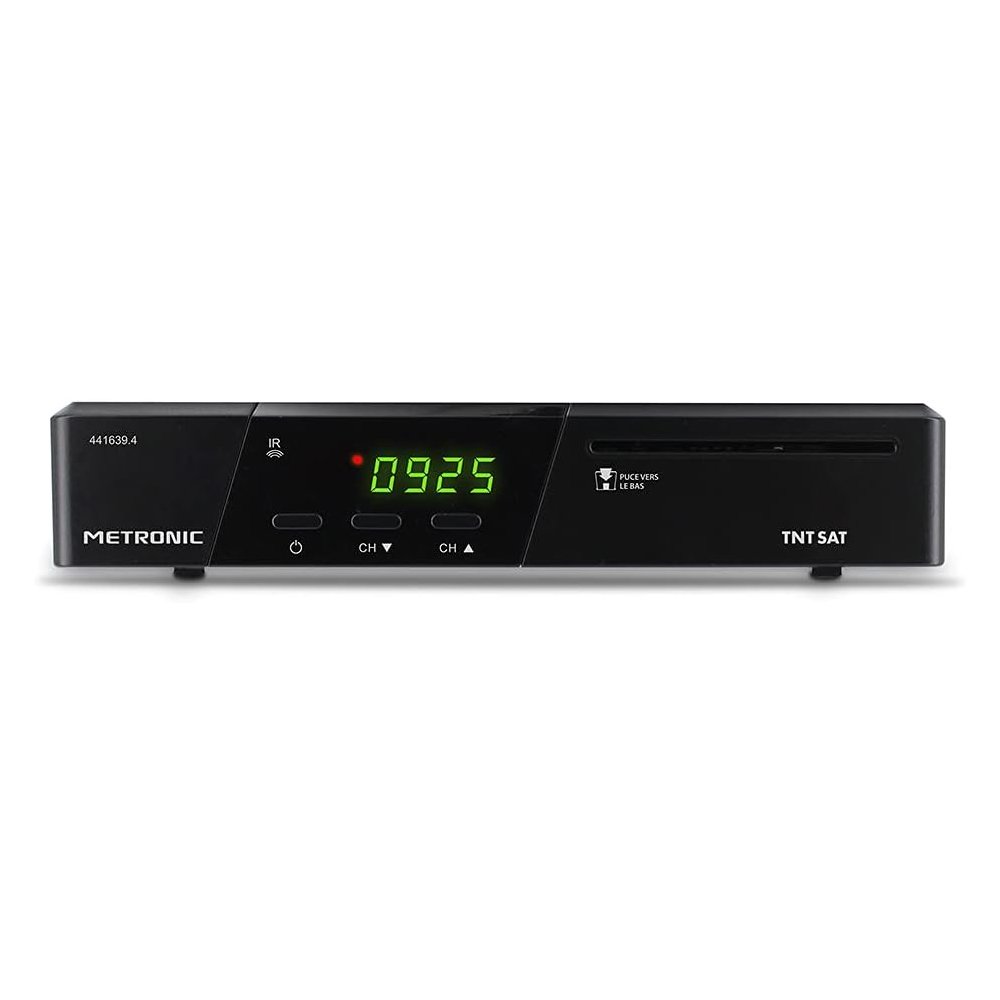 Receptor de TV por satélite Metronic 441639 (USB, DVB-S2, HDMI) Negro (NUEVO) - Imagen 4