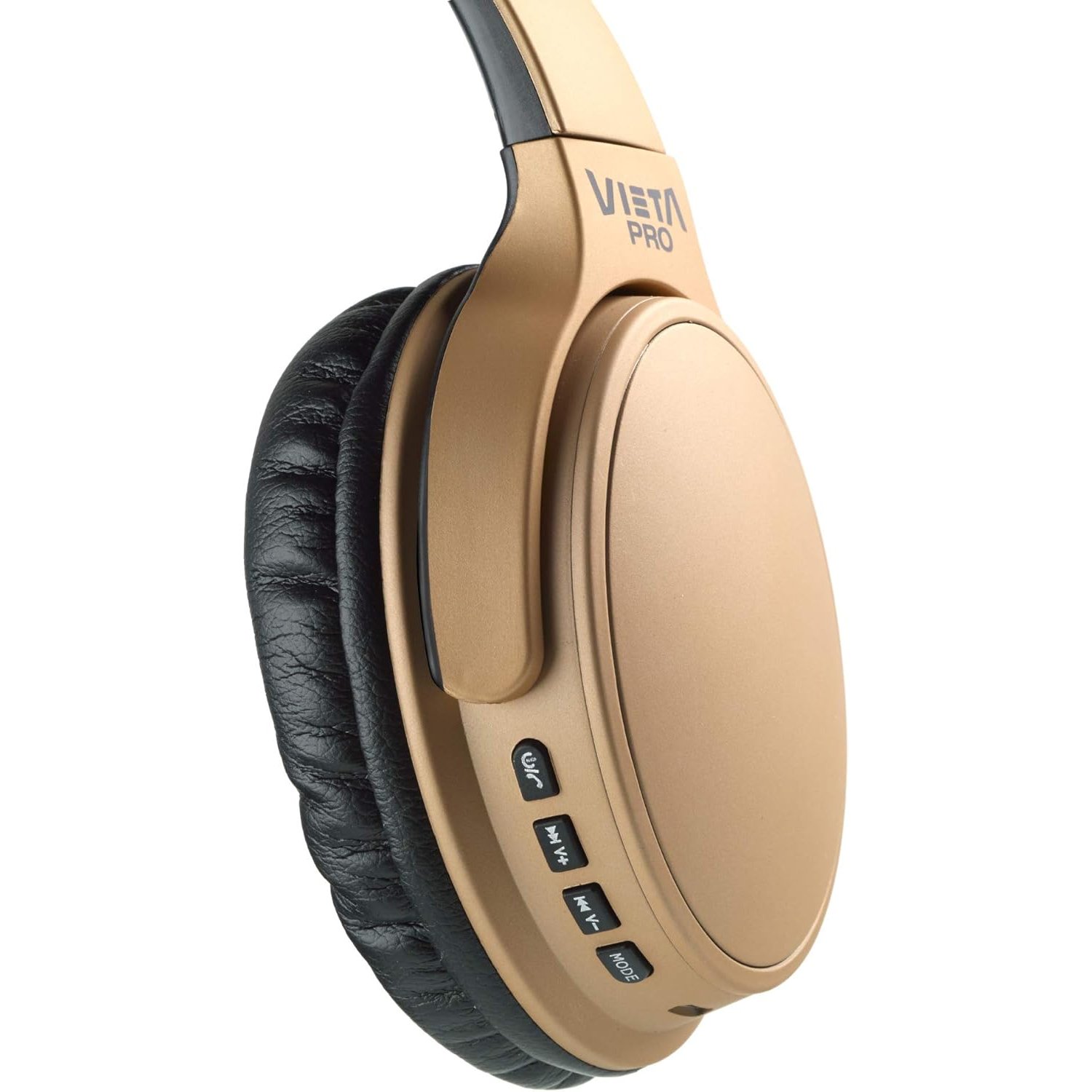 Auriculares inalámbricos Vieta Pro Wave Way VHP-BT190MO Bluetooth dorado Usado - Imagen 3