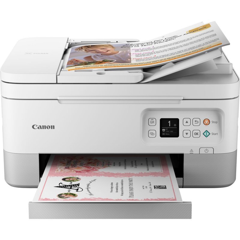 Impresora Multifunción Canon PIXMA TS7451 WiFi Blanca Usada *Sin emb.orig.* - Imagen 7