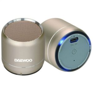 Daewoo DBT-212 Altavoz Portátil Bluetooth Duo color oro