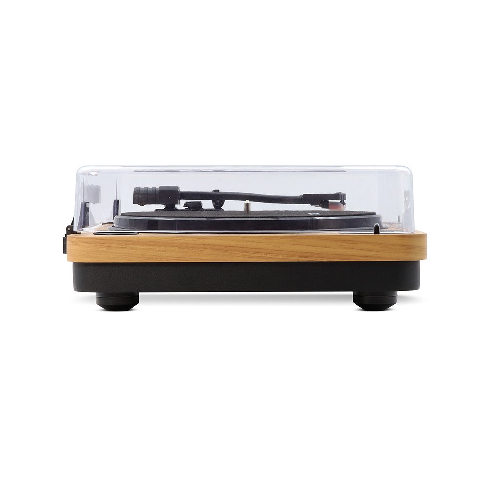 Tocadiscos Mooov Bluetooth de vinilo efecto madera de 33/45/78 RPM Usado*Sin emb - Imagen 5