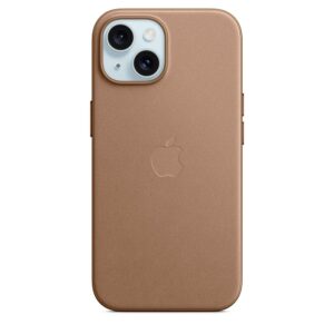 Funda original Apple de trenzado fino con MagSafe para Apple iPhone 15 Usado