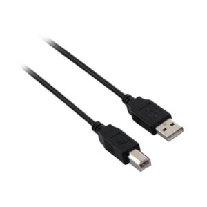 Cable V7 USB A macho a USB B macho USB 2.0 480 Mbps 5m Negro