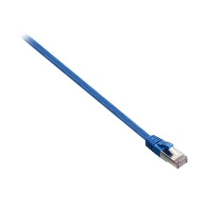 Cable V7 Azul Cat6 blindado (STP) con conector RJ45 macho a RJ45 macho 10m