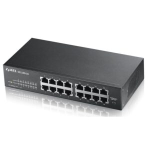 Zyxel GS1100-16 No administrado Gigabit Ethernet (10/100/1000) Usado *