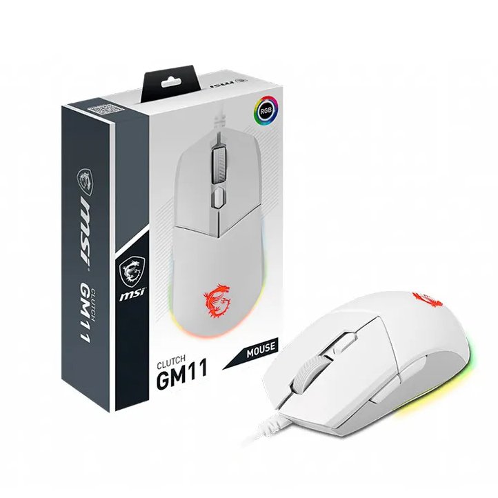 Ratón gaming MSI Clutch GM11 Blanco - Imagen 5