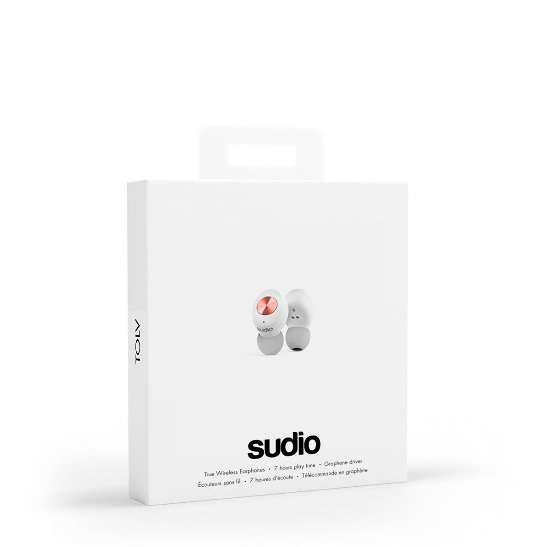 Auriculares de botón Sudio Tolv Bluetooth True Wireless Blanco (NUEVO) - Imagen 2