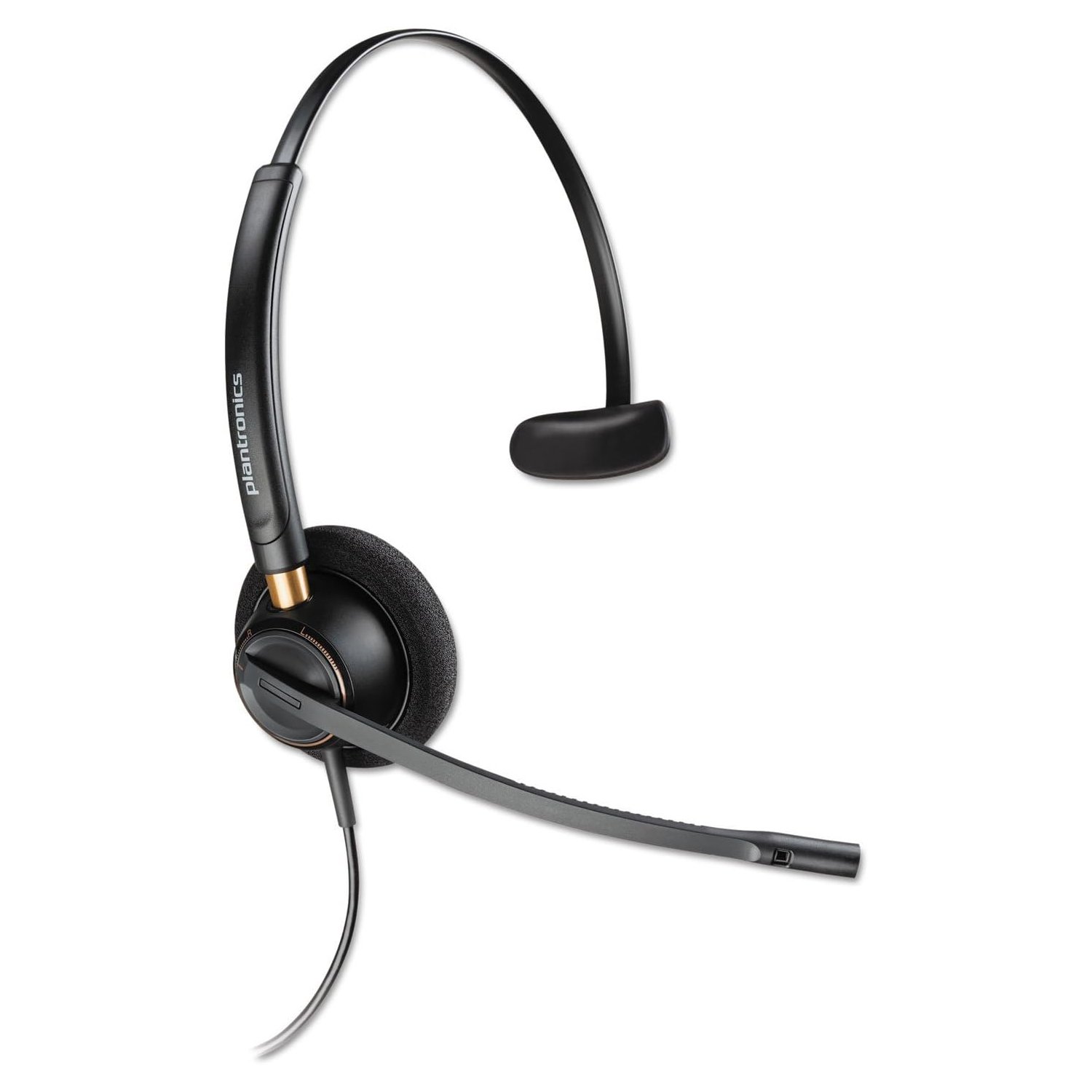 Auriculares Mono Plantronics 945141 con cable color negro Usado *Sin emb.orig.*