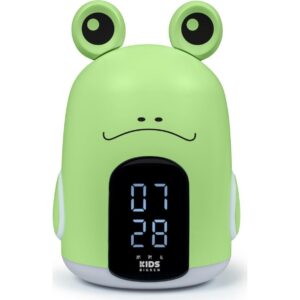 Reloj Despertador y luz nocturna Big Ben RKIDSFROG verde Usado
