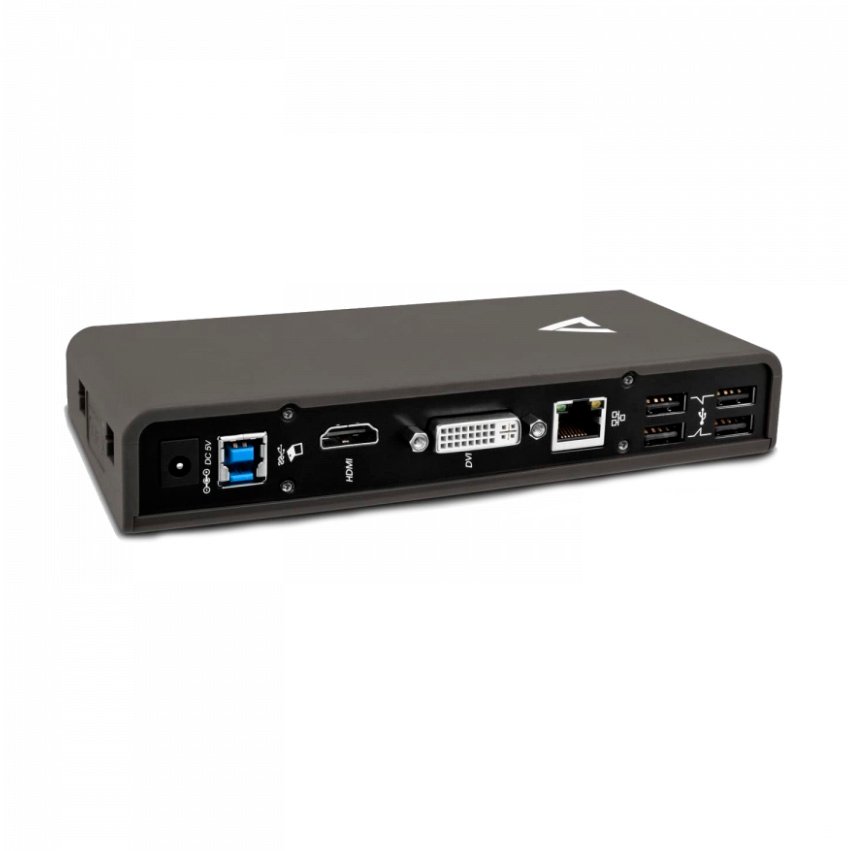 Docking Station V7 Universal USB 3.0 Usada **No incluye la peana inferior** - Imagen 3