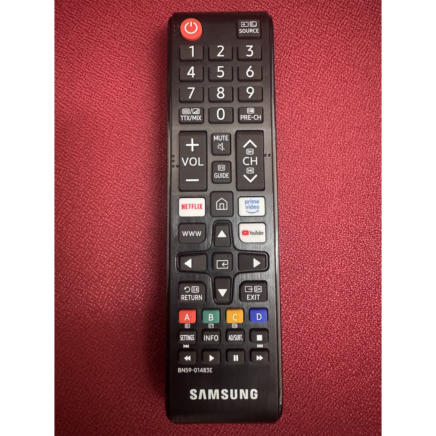 Mando a distancia Original Samsung BN59-01483E color negro