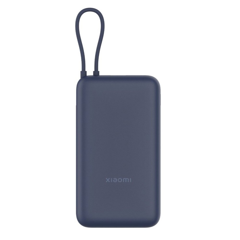 Power Bank Xiaomi 33W 20000mAh Cable Integrado Azul Usada - Imagen 2