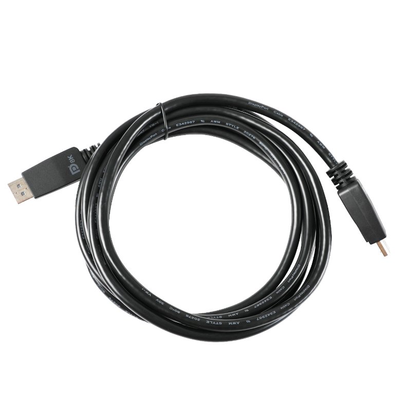 Cable V7 DisplayPort 1.4 32,4 Gbps 8K UHD de 3 m negro