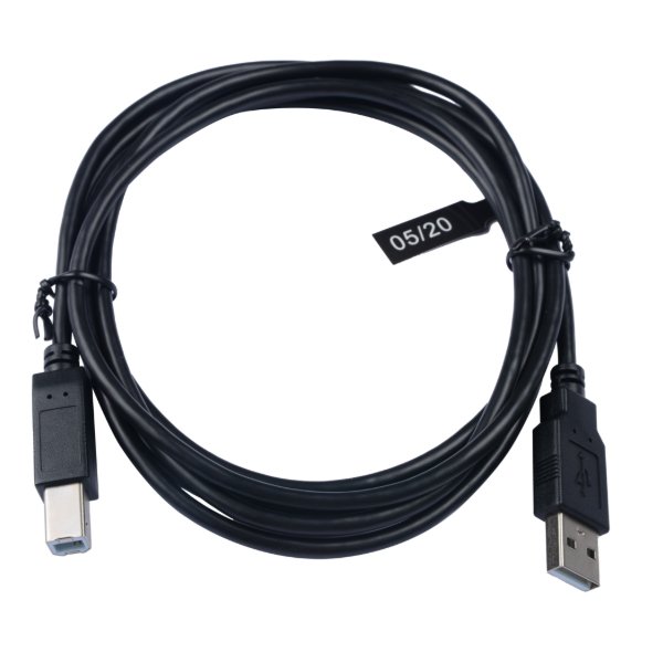 Cable V7 USB A macho a USB B macho USB 2.0 480 Mbps 5m Negro - Imagen 2