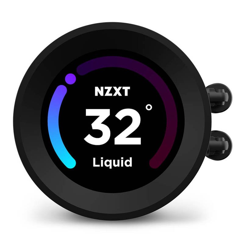 Kit Refrigeración Líquida NZXT Kraken Elite 240 RGB LCD Display Negro - Imagen 3