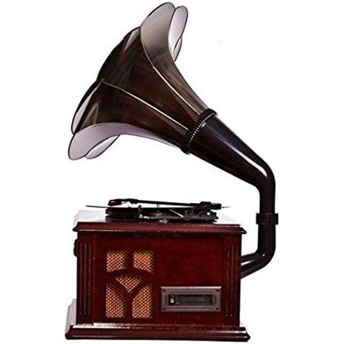 Gramófono Clásico Lauson CL140 con Cassete/CD/USB/SD/Radio Usado *Falla cassette - Imagen 4