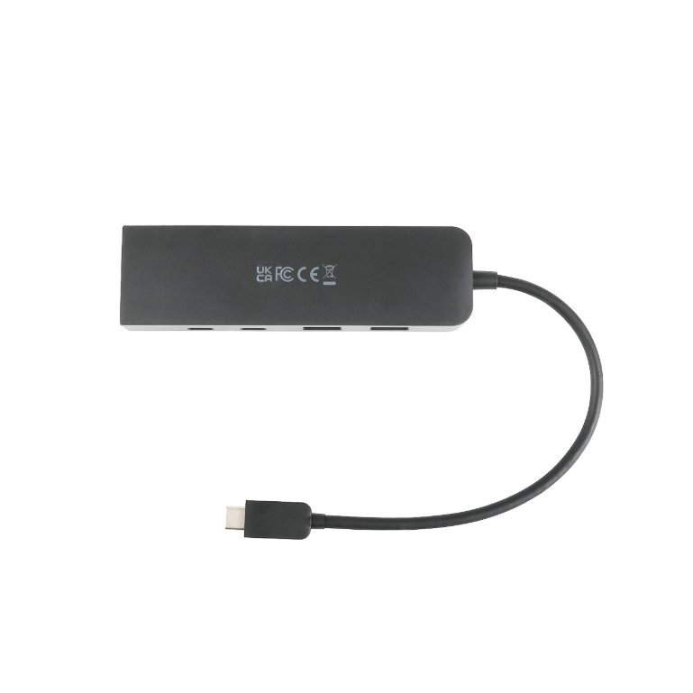 Adaptador Ethernet Metronic V7UCRJ25GHUB-BLK USB-C macho a USB A hembra x 2 - Imagen 3