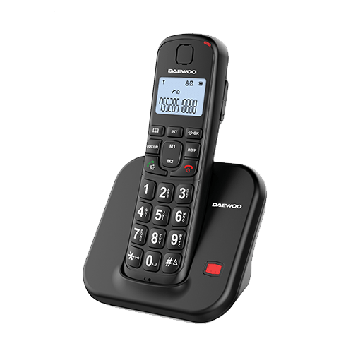 Teléfono Dect Daewoo DTD-7200 Negro Usado