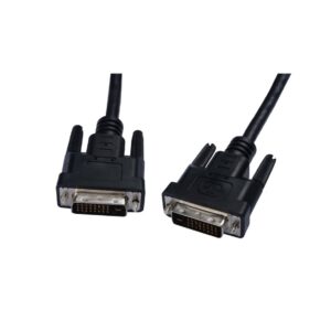 Cable negro de vídeo V7 con conector DVI-D macho a DVI-D macho 3m