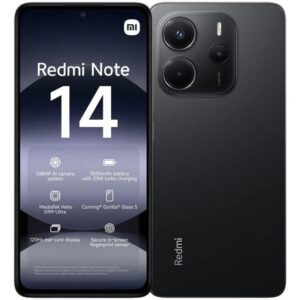 Móvil Xiaomi REDMI Note 14 4G 6GB 128GB 6.67" Negro Medianoche