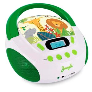 Radio CD/MP3 Metronic 477144 Infantil Jungle Verde Usado